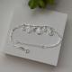 Pulseira Cartier Com Pingentes Religiosos em Prata 925